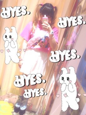 「厚底」｜hmkさん（レディース・157cm）の夏コーディネート