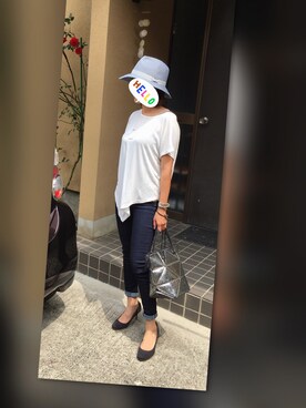 「BARCOS（バルコス）のアイテム」を使った、Erika Masudaさん（レディース・158cm）の秋コーディネート