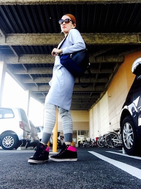 「BARCOS（バルコス）のアイテム」を使った、Erika Masudaさん（レディース・158cm）の秋コーディネート