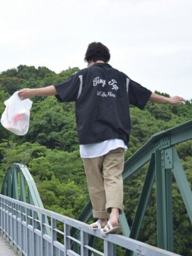 さとるさん（メンズ・170cm）の夏コーディネート