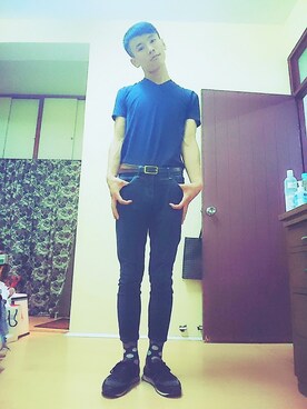 「FIND（ファインド）のアイテム」を使った、TWO PIECE 丫撇さん（メンズ・171cm）の秋コーディネート