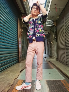 「TWOXPIECE」｜TWO PIECE 丫撇さん（メンズ・171cm）の秋コーディネート
