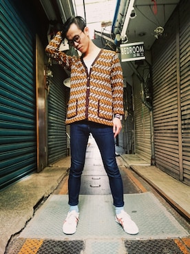 「TWOXPIECE」｜TWO PIECE 丫撇さん（メンズ・171cm）の秋コーディネート