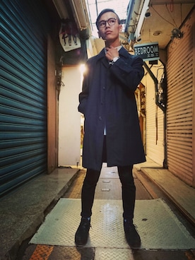 「TWOXPIECE」｜TWO PIECE 丫撇さん（メンズ・171cm）の秋コーディネート