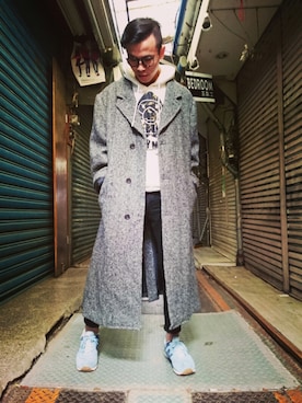 「TWOXPIECE」｜TWO PIECE 丫撇さん（メンズ・171cm）の秋コーディネート