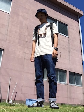 まつさん(メンズ・173cm)の夏コーディネート