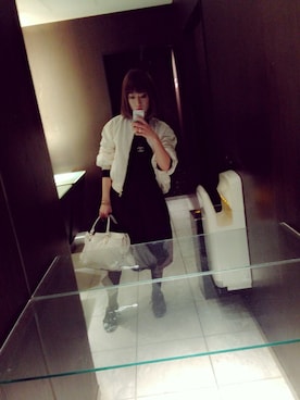 「CHEEKYのアイテム（その他アウター）」を使った、nami_kanemotoさん（レディース・157cm）の冬コーディネート