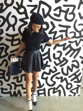「Keith Haring（キース・ヘリング）のアイテム（その他）」を使った、nami_kanemotoさん（レディース・157cm）の秋コーディネート