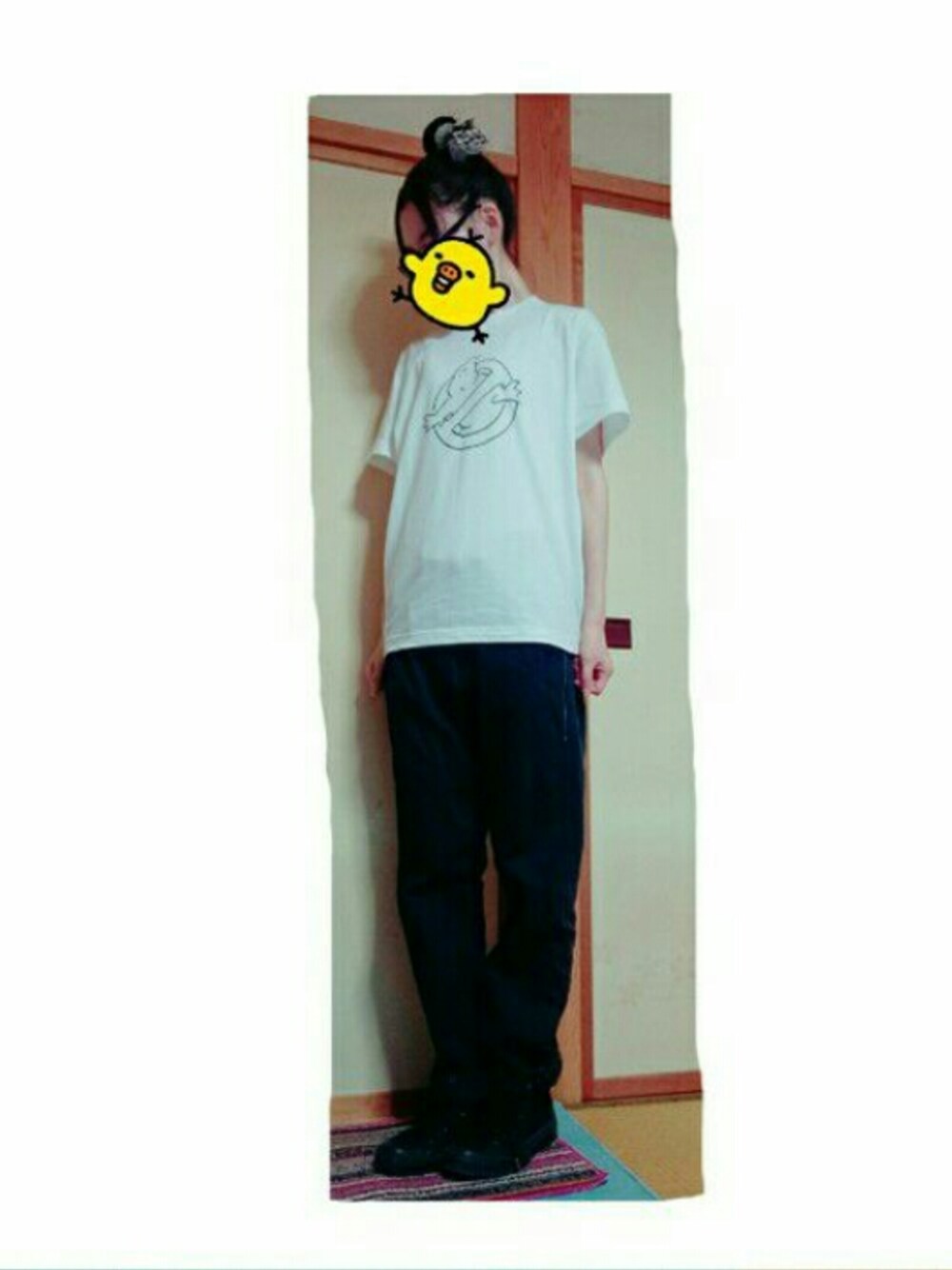まぁこさんの「【一部予約】Yu Nagaba / ゴーストバスターズ ロゴ Tシャツ（BEAMS）」を使ったコーディネート