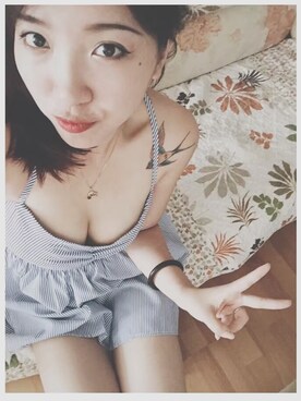 「ONLY（オンリー）のアイテム（チュニック）」を使った、童予_卍さん（レディース・165cm）の秋コーディネート