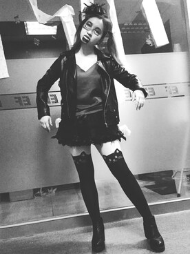 「halloween」｜「アイテム（その他アウター）」を使った、童予_卍さん（レディース・165cm）の秋コーディネート