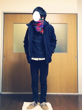 「タータンチェック」｜masaboogieさん（メンズ・161cm）の冬コーディネート