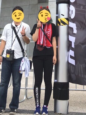 「アイテム（その他雑貨）」を使った、asakaさん（レディース・164cm）の夏コーディネート