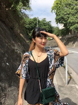 「ZALORA（-）のアイテム（つなぎ/オールインワン）」を使った、ジュデイJudy 👸🏿💅🏿さん（レディース・165cm）の秋コーディネート