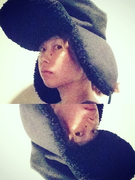 「k3&co.（ケイスリーアンドコー）のアイテム（ハット、ブラック系）」を使った、amicoさん（レディース・155cm）の秋コーディネート