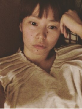 「miraq.のアイテム（スウェット、ホワイト系）」を使った、amicoさん（レディース・155cm）の秋コーディネート