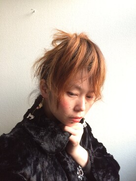 「ファンシー」｜「アイテム（その他アウター）」を使った、amicoさん（レディース・155cm）の冬コーディネート