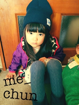 「アイテム（ジャケット/アウター）」を使った、me_chunさん（キッズ・90cm）の冬コーディネート