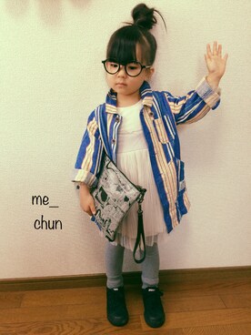 me_chunさんの（gelato pique Baby＆Kids | ジェラートピケ　ベイビーアンドキッズ）を使ったコーディネート