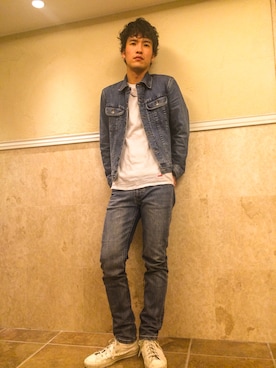 「A.P.C.（アーペーセー）のアイテム（ジャケット/アウター）」を使った、kinuさん（メンズ・180cm・20代）の冬コーディネート