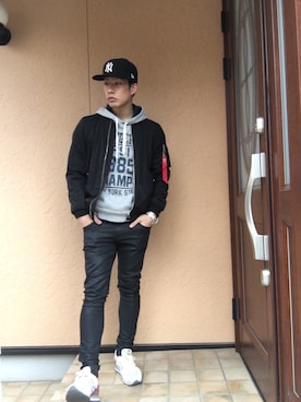 mackyさん（メンズ・174cm）の冬コーディネート