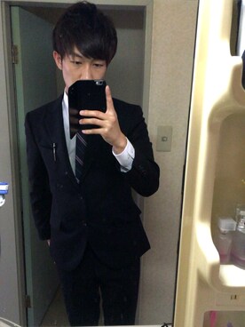 「SUIT.（スーツ）のアイテム」を使った、Ryunosukeさん（メンズ・169cm）の冬コーディネート