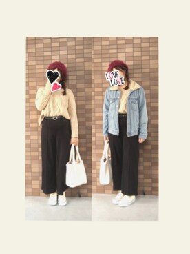 kanasica*さん（レディース・156cm）の冬コーディネート