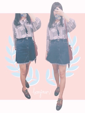  cherry. 🎈さん（レディース・172cm）の夏コーディネート