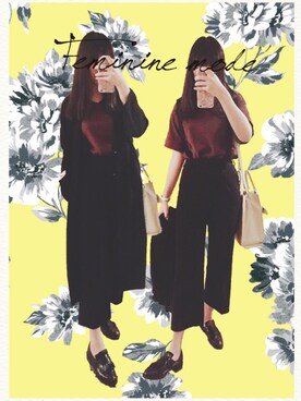  cherry. 🎈さん（レディース・172cm）の夏コーディネート