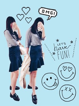  cherry. 🎈さん（レディース・172cm）の夏コーディネート