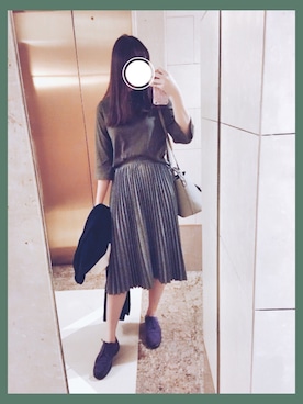  cherry. 🎈さん（レディース・172cm）の秋コーディネート