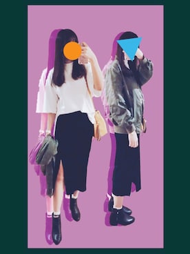  cherry. 🎈さん（レディース・172cm）の秋コーディネート