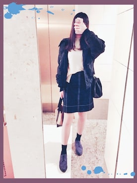  cherry. 🎈さん（レディース・172cm）の秋コーディネート