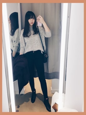 「catworld（キャットワールド）のアイテム」を使った、 cherry. 🎈さん（レディース・172cm）の冬コーディネート