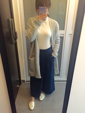 「MONKI」｜Moさん（レディース・151cm）の冬コーディネート