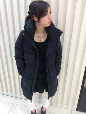 「B'2nd（ビーセカンド）のアイテム（ダウンジャケット/コート）」を使った、B'2nd roit SAPPOROさん（レディース・163cm）の冬コーディネート