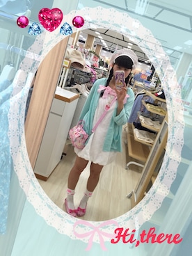 「コットンレース」｜ゆみかさん（レディース・157cm）の夏コーディネート