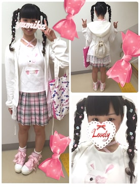 「Honey Cinnamon」｜「アイテム（バックパック/リュック）」を使った、ゆみかさん（レディース・157cm）の春コーディネート