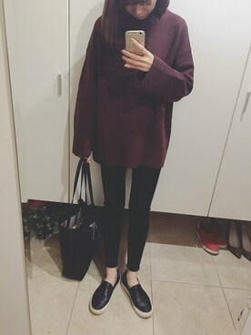 「DHOLIC（ディーホリック）のアイテム（スニーカー）」を使った、aaaaaさん（レディース・163cm）の秋コーディネート