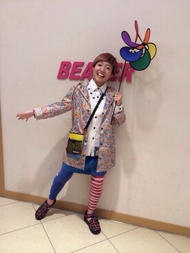 「星条旗」｜「アイテム（マウンテンパーカー）」を使った、✰こっちゃん⍢⃝ஐさん（レディース・155cm）の春コーディネート