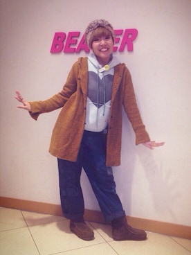 「ボヘミアンズ」｜「アイテム（ブーツ）」を使った、✰こっちゃん⍢⃝ஐさん（レディース・155cm）の冬コーディネート