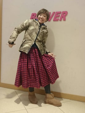 「ボヘミアンズ」｜「アイテム（ダウンジャケット/コート）」を使った、✰こっちゃん⍢⃝ஐさん（レディース・155cm）の冬コーディネート