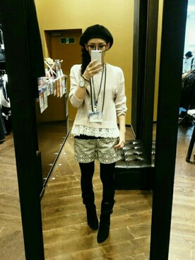 「ユニオンステーション」｜「アイテム（アナログ腕時計）」を使った、maikoさん（レディース・167cm）の秋コーディネート