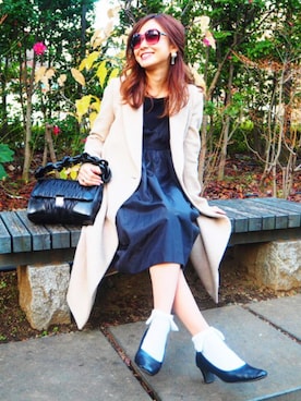 「CRY.（クライ）のアイテム（ジャケット/アウター）」を使った、西川 瑞希さん（レディース・157cm）の冬コーディネート