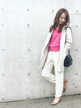 西川 瑞希さん（レディース・157cm）の冬コーディネート