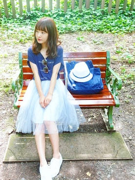 西川 瑞希さん(レディース・157cm)の夏コーディネート