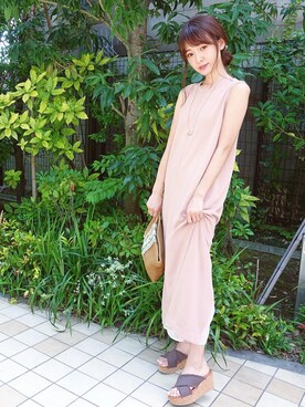西川 瑞希さん（レディース・157cm）の夏コーディネート