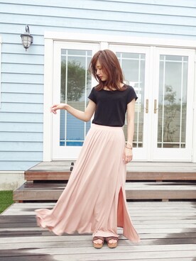 西川 瑞希さん(レディース・157cm)の夏コーディネート