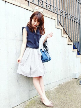 西川 瑞希さん(レディース・157cm)の夏コーディネート