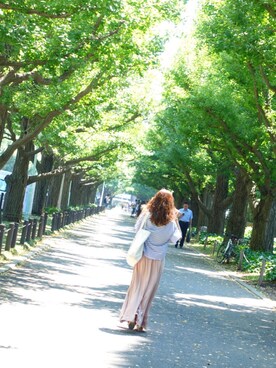 西川 瑞希さん（レディース・157cm）の夏コーディネート